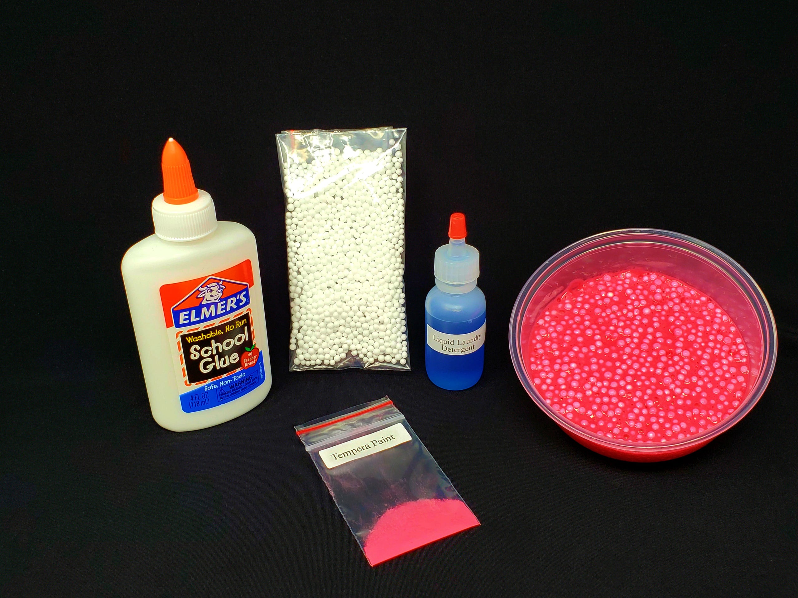 Slime Kit FAMILY FUN Glitter GLOW Slime Making Kit Supplies STEM